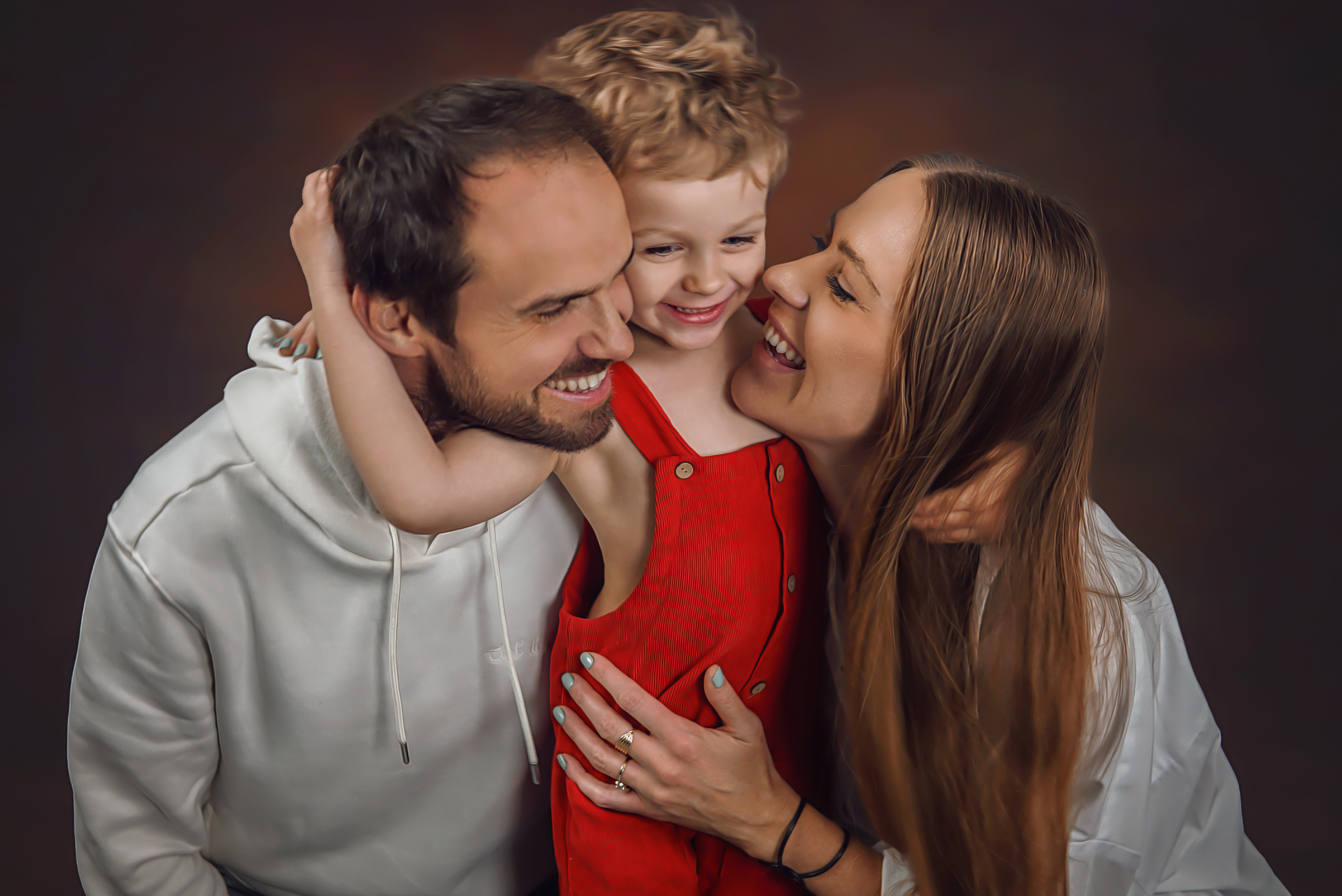 Rodinné fotografie v ateliéri